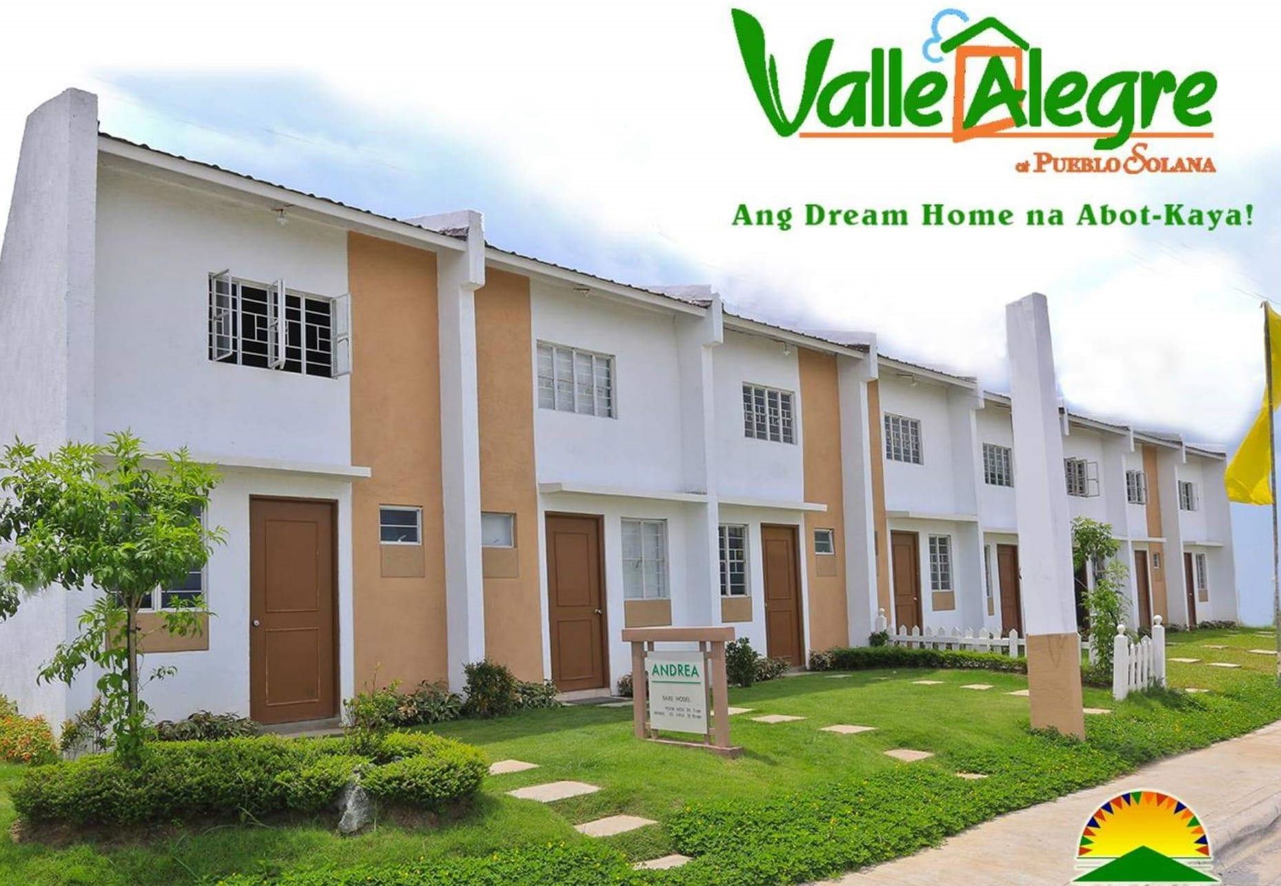 Affordable House and Lot for Sale Calamba Laguna Valle Alegre Pueblo Solana Calamba Laguna Filinvest Properties
